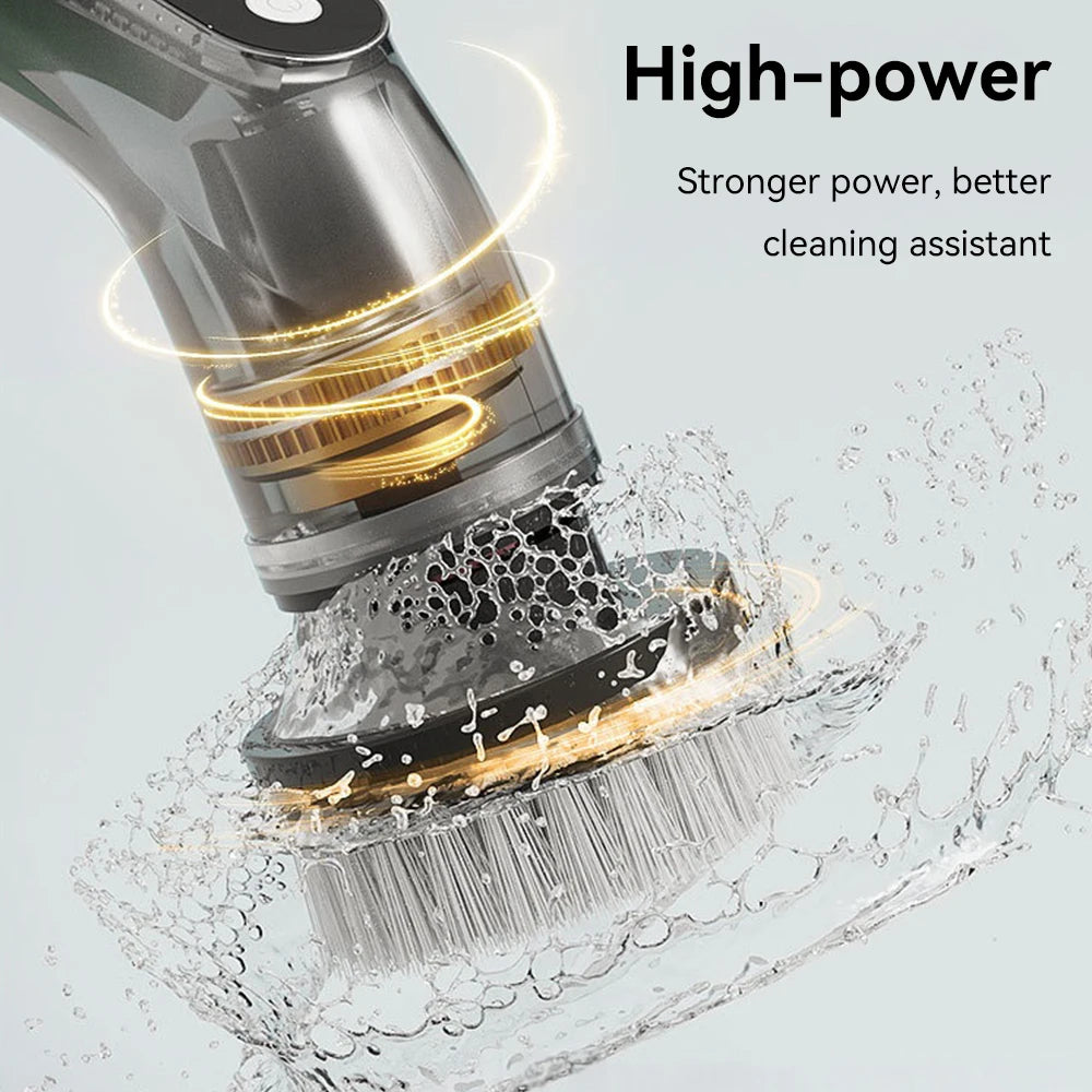 Electric Cleaning Brush 9 in 1 Household Wireless Rotatable 3 Speeds Cleaning Scrubber Tools For Bathroom Kitchen Window Toilet