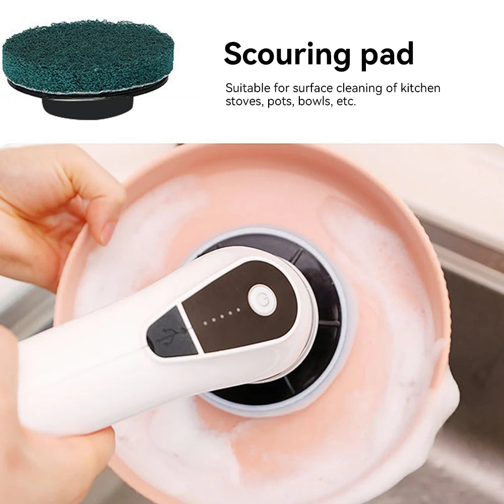 Electric Cleaning Brush 9 in 1 Household Wireless Rotatable 3 Speeds Cleaning Scrubber Tools For Bathroom Kitchen Window Toilet