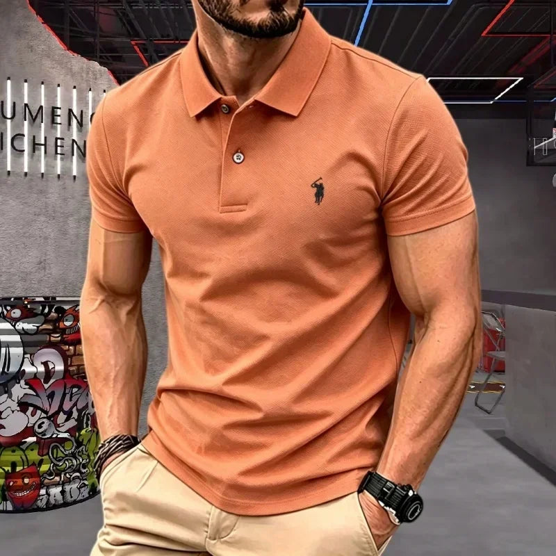 Men's Embroidered Cotton T-Shirt