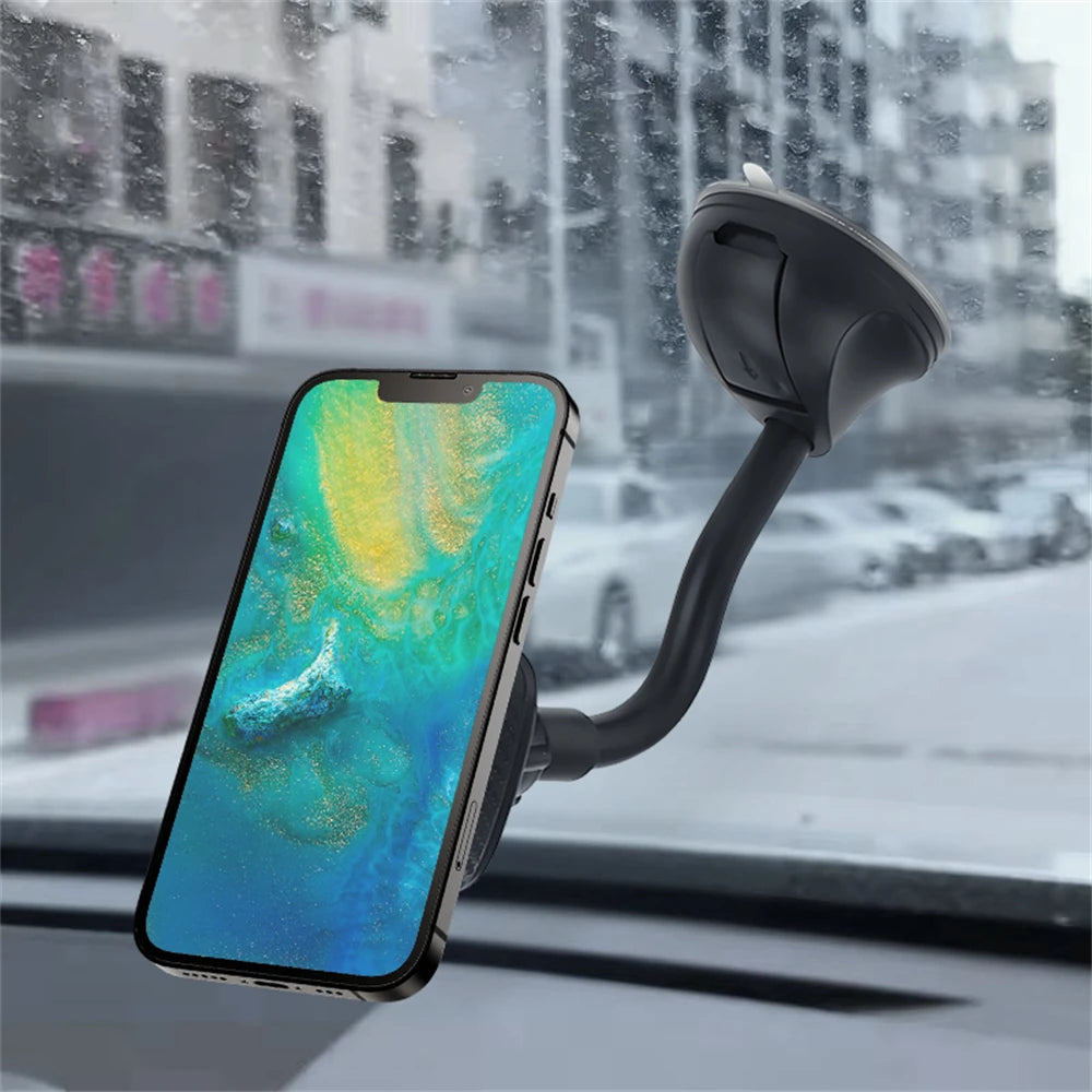 Car Phone Holder Magnetic Windscreen Suction Universal 360° for Mobile Phones