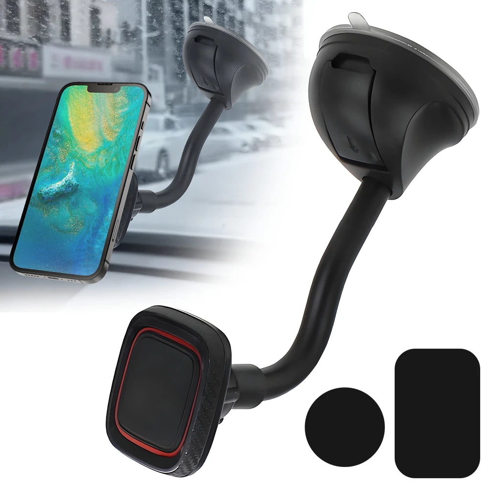 Car Phone Holder Magnetic Windscreen Suction Universal 360° for Mobile Phones
