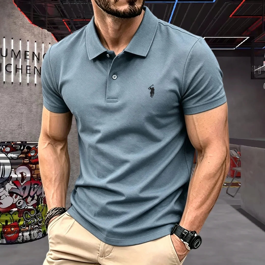 Men's Embroidered Cotton T-Shirt