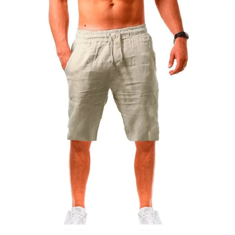 Men's Linen Hawaiian Shorts