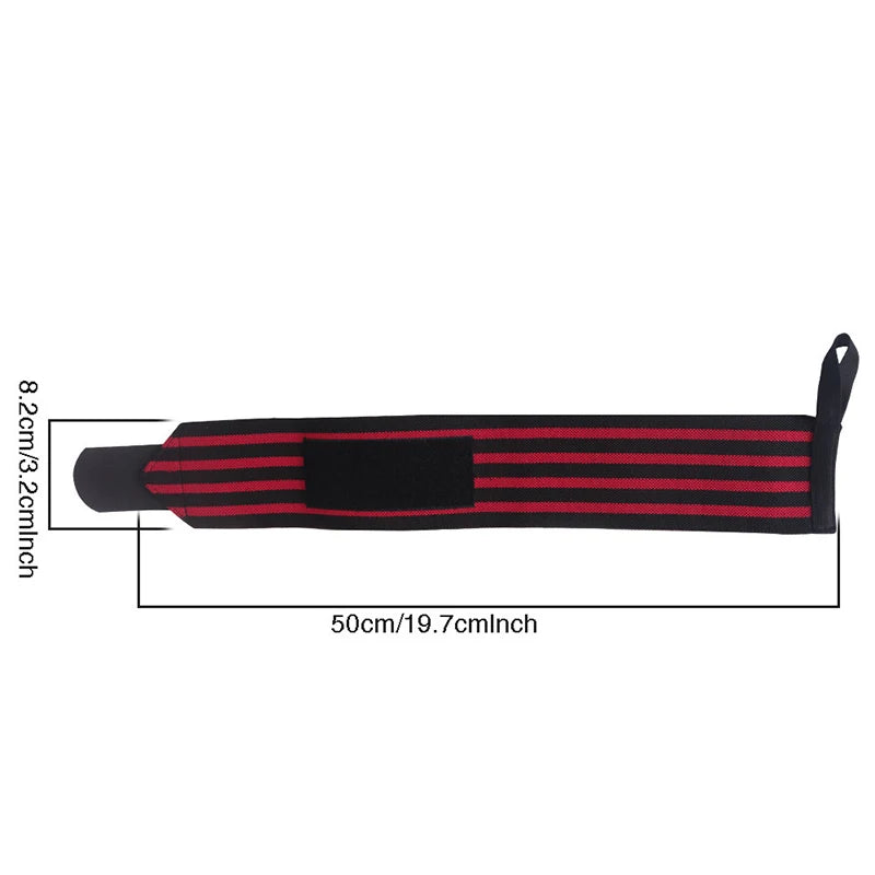 Wristband Wrist Support Brace Straps Wrist Gym Wraps Bandage Fitness Gym Training Strength Weight Lifting Protective Equipment
